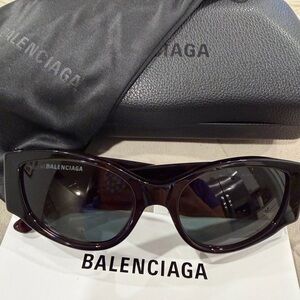Balenciaga Tortoise Shell Sunglasses